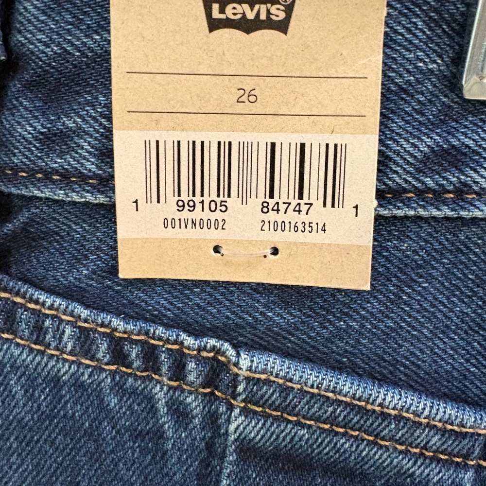 Levi's Dark Blue A-Line Skirt - Picture 2 of 5